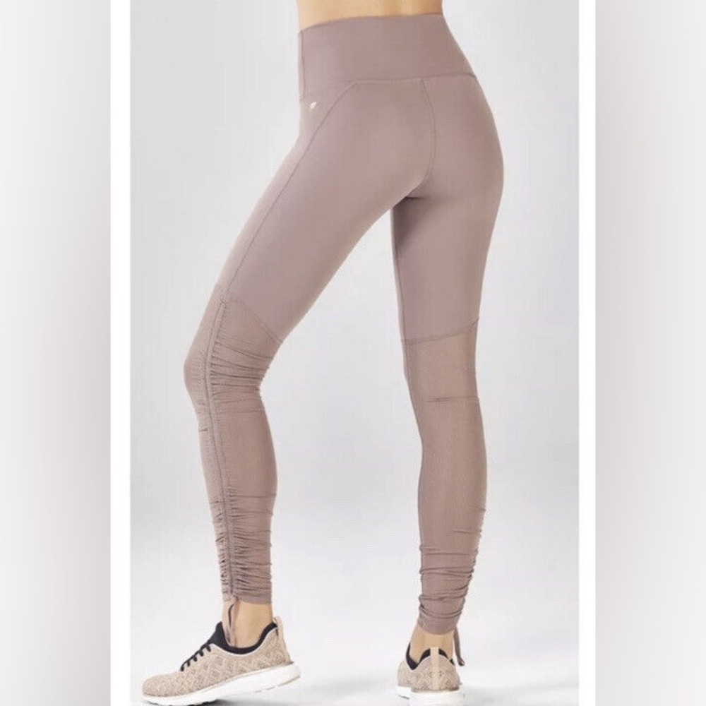 Fabletics Mauve Pink Cashel Foldover Purluxe Leggings
 - L